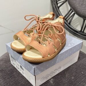 Clarks leather Kids Tan Sandals